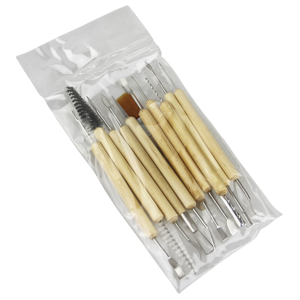 Amazon.co.jp: 陶芸 道具 セット 工具 陶芸用品 粘土彫刻 彫刻刀 造型